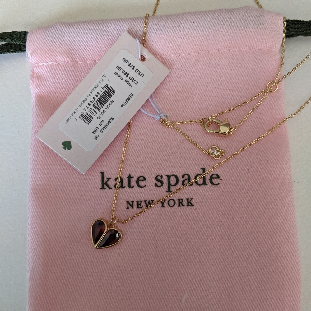 *NWT* Kate Spade ❤️ Heart Necklace